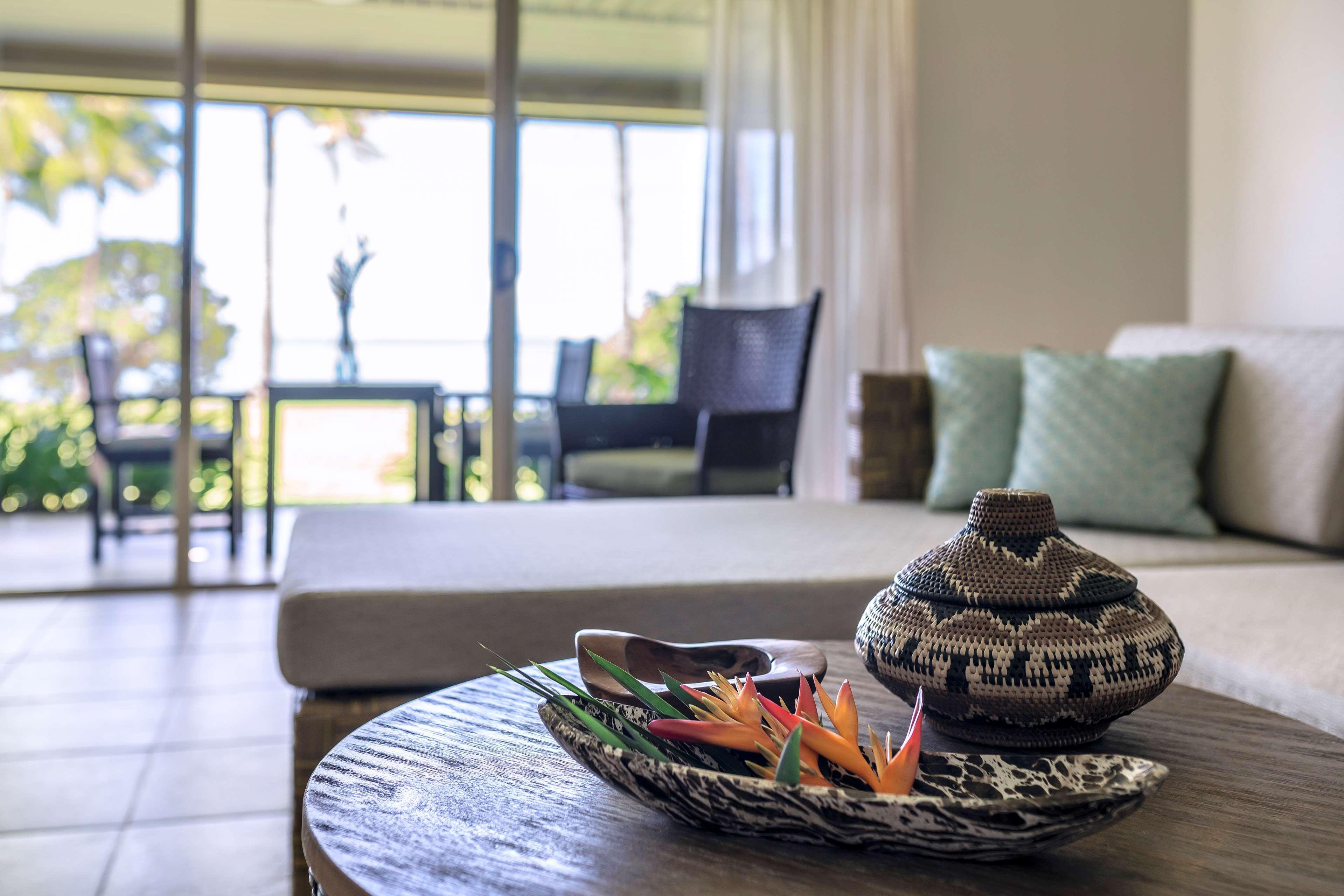 Shangri-La Yanuca Island, Fiji Voua Exterior foto A living room at the resort
