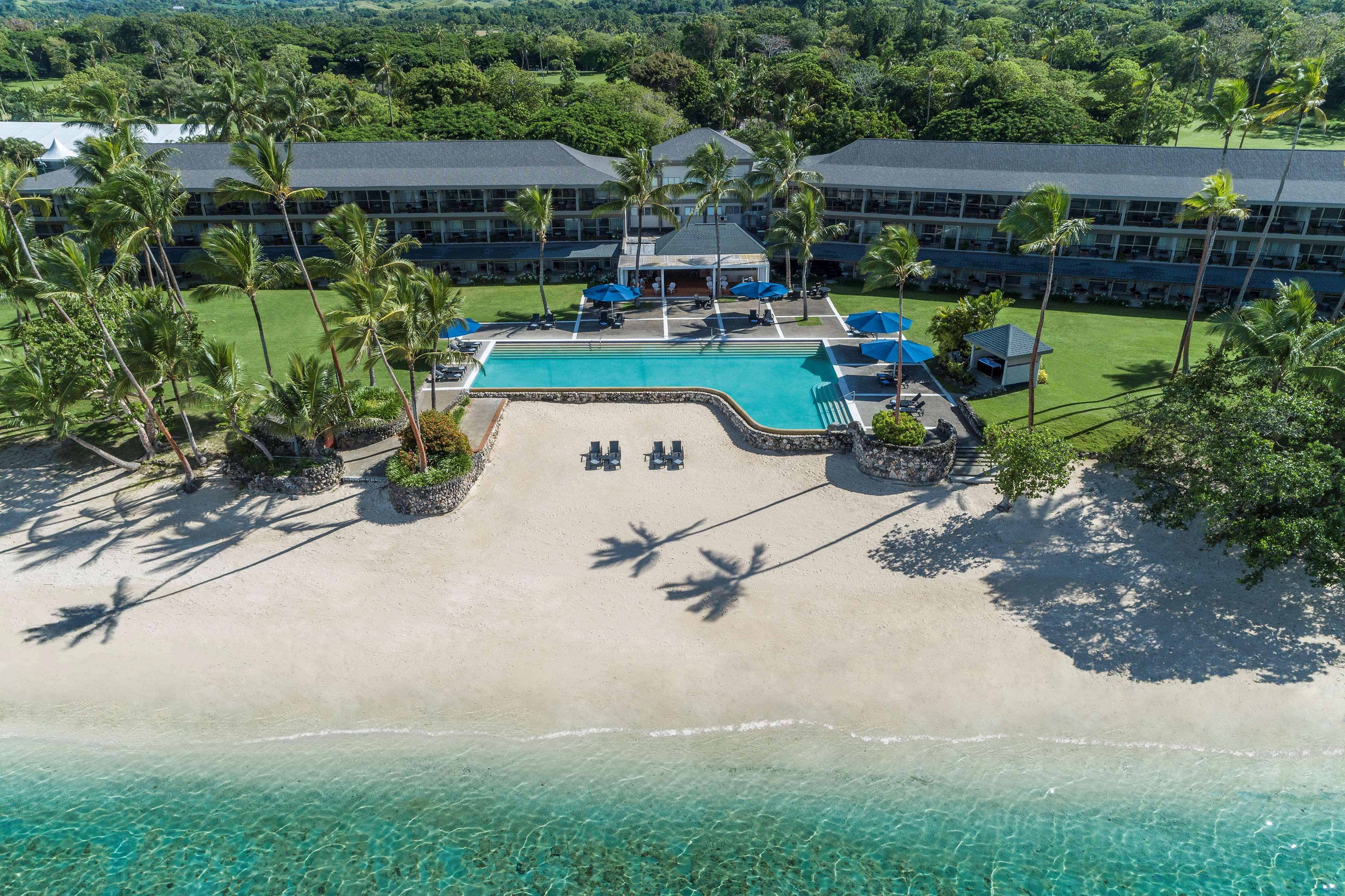 Shangri-La Yanuca Island, Fiji Voua Exterior foto Aerial view of the resort
