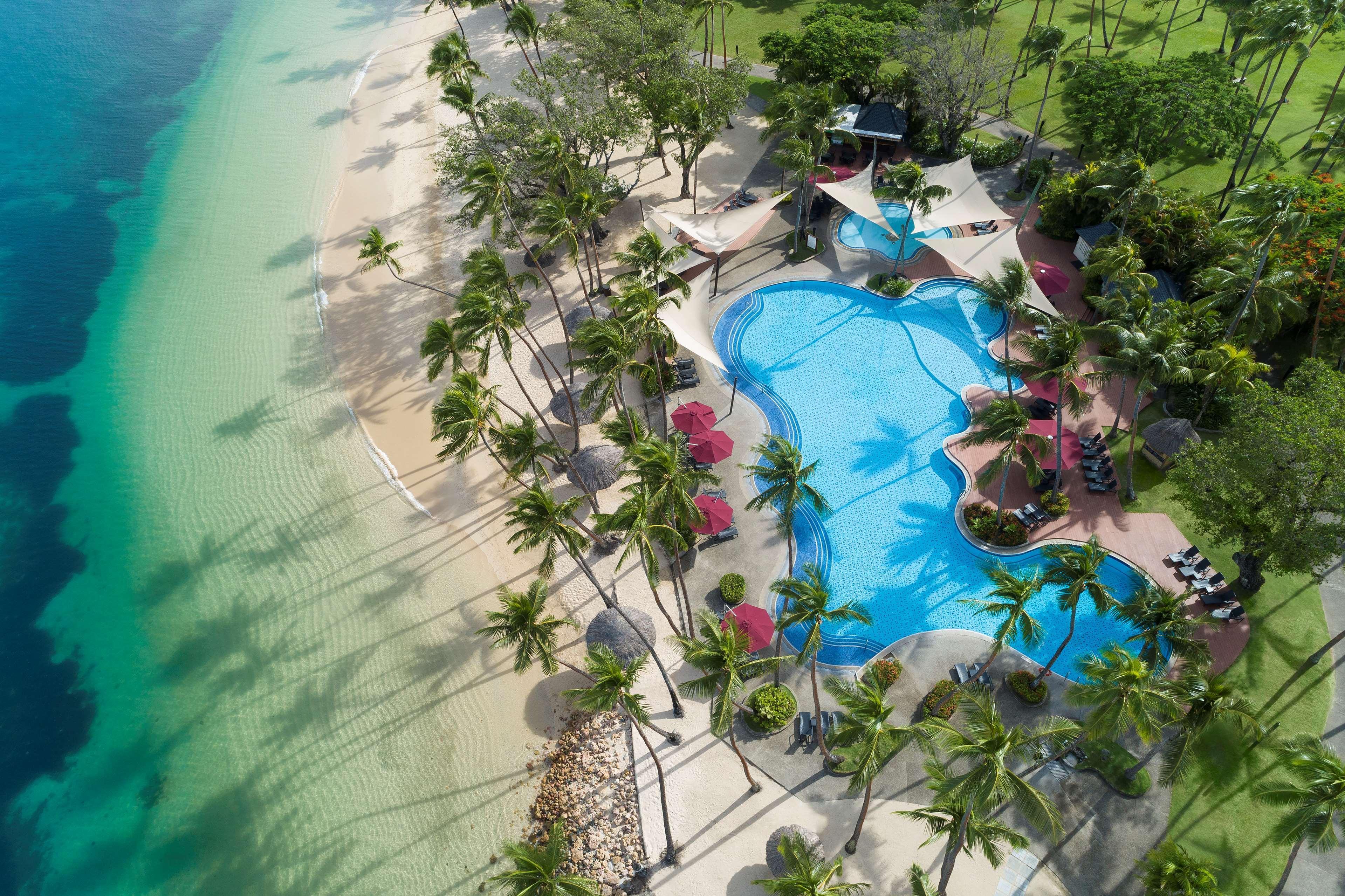 Shangri-La Yanuca Island, Fiji Voua Exterior foto Aerial view of the pool