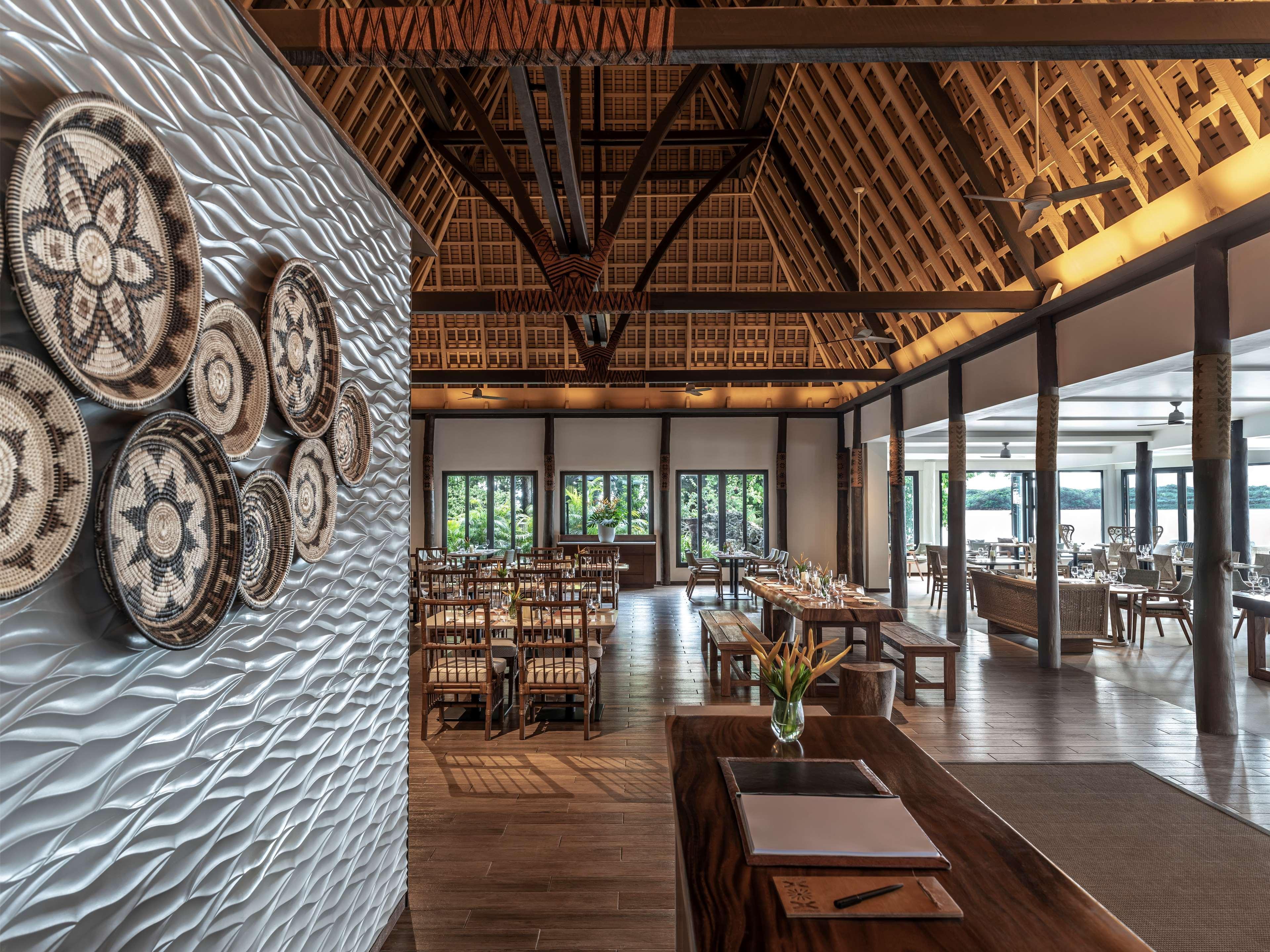 Shangri-La Yanuca Island, Fiji Voua Exterior foto The interior of the restaurant