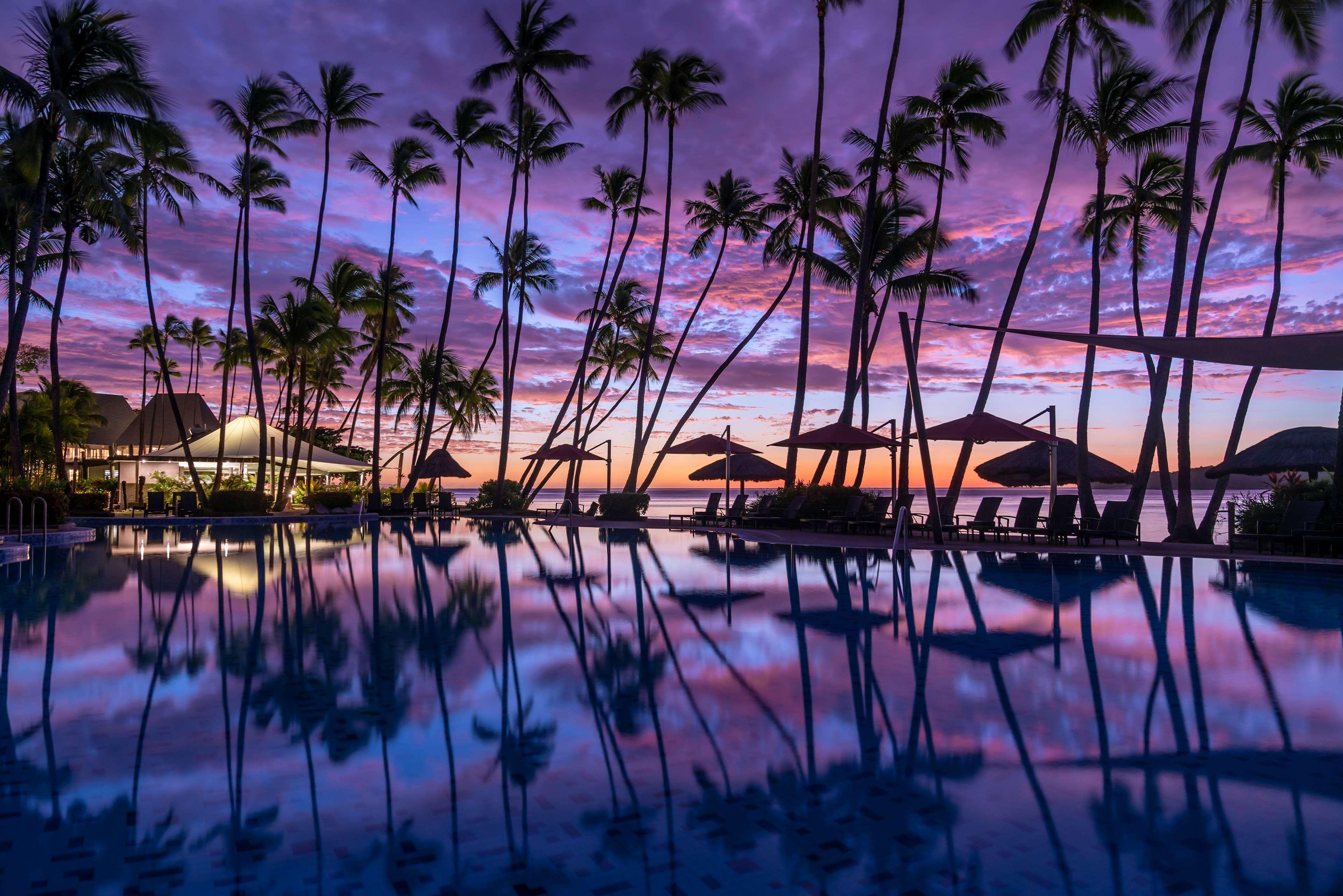 Shangri-La Yanuca Island, Fiji Voua Exterior foto Sunset at the Four Seasons Resort